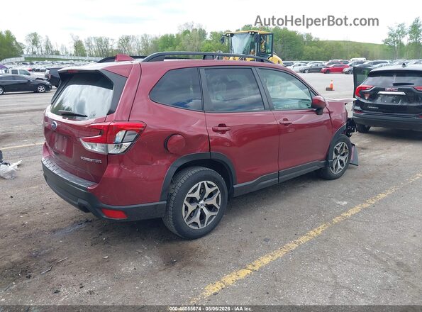 JF2SKAJC1MH491933 2021 SUBARU FORESTER Burgundy 