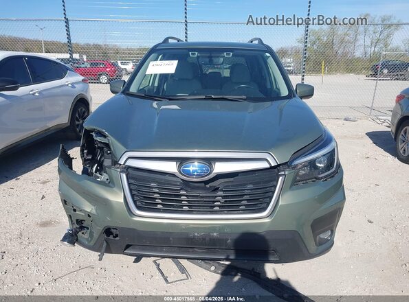 JF2SKAJC1MH503224 2021 SUBARU FORESTER Green Vista del cuadro de instrumentos