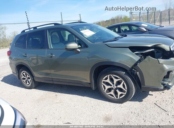 JF2SKAJC1MH503224 2021 SUBARU FORESTER Green Vista interior trasera
