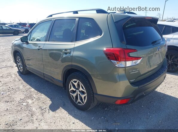 JF2SKAJC1MH503224 2021 SUBARU FORESTER Green Trasero izquierdo