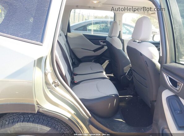 JF2SKAJC1MH503224 2021 SUBARU FORESTER Green Vista de la etiqueta del VIN
