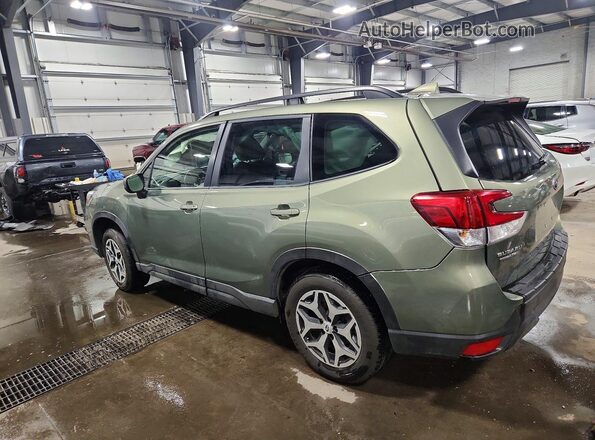 JF2SKAJC3LH457989 2020 SUBARU FORESTER Зеленый Задняя левая четверть