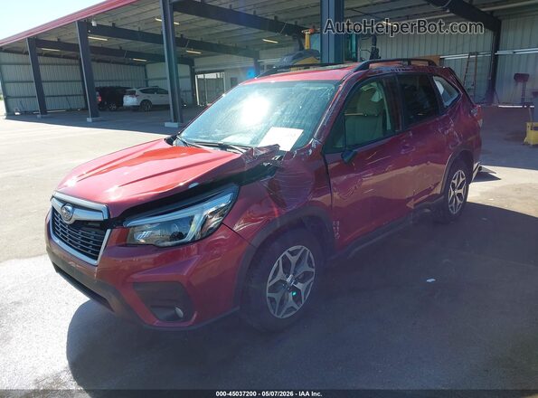 JF2SKAJC5MH526425 2021 SUBARU FORESTER Red Vista frontal