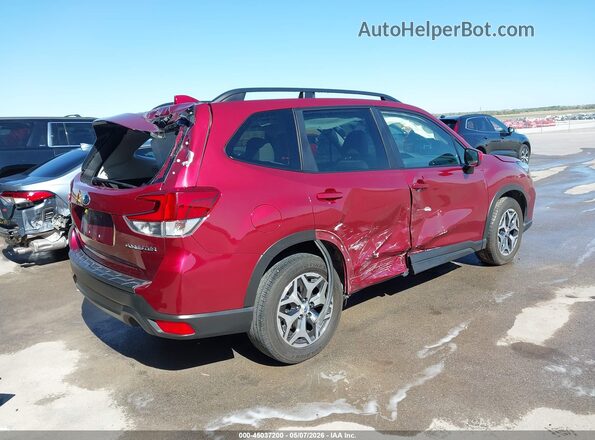 JF2SKAJC5MH526425 2021 SUBARU FORESTER Red Trasero derecho