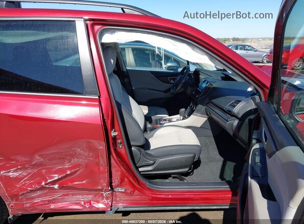 JF2SKAJC5MH526425 2021 SUBARU FORESTER Red Vista interior delantera