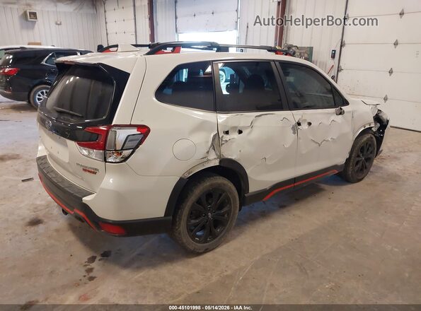 JF2SKAJC6KH422345 2019 SUBARU FORESTER White Հետևի աջ