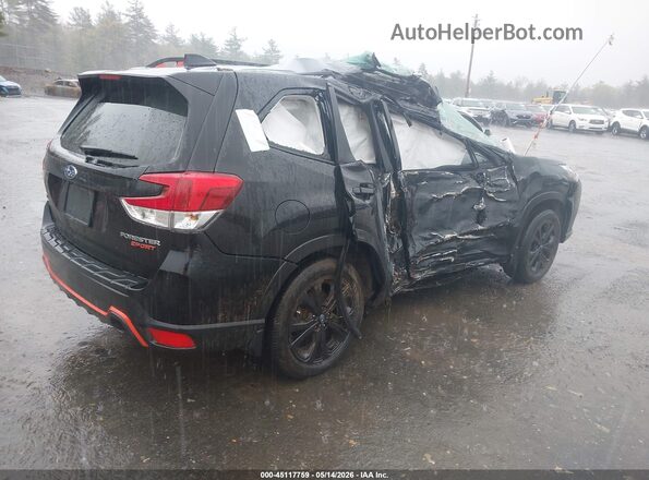 JF2SKAJC7NH464026 2022 SUBARU FORESTER Black Задня права чверть