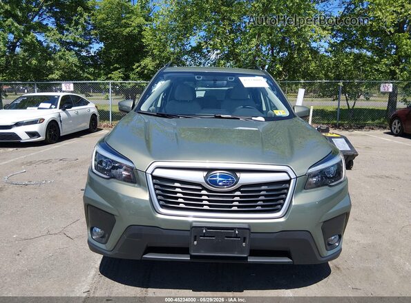 JF2SKAJC8MH521736 2021 SUBARU FORESTER Зеленый Вид щитка приборов