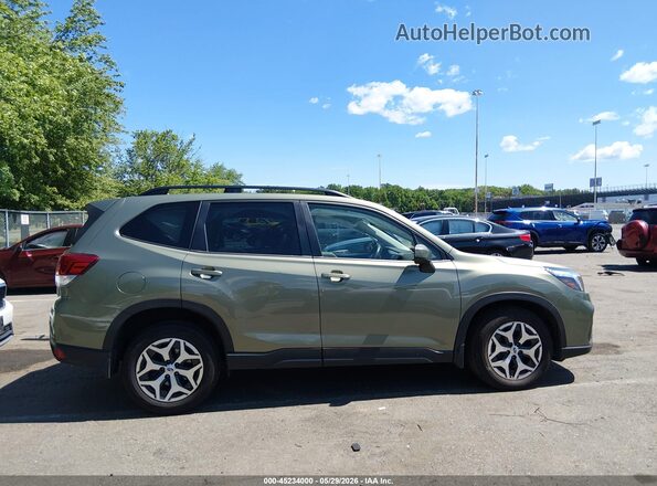 JF2SKAJC8MH521736 2021 SUBARU FORESTER Зеленый Вид задней части салона