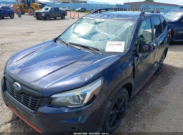 JF2SKALC2LH477373 2020 SUBARU FORESTER Black წინა ხედი