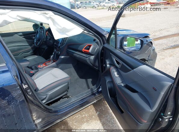 JF2SKALC2LH477373 2020 SUBARU FORESTER Black წინა სალონის ხედი