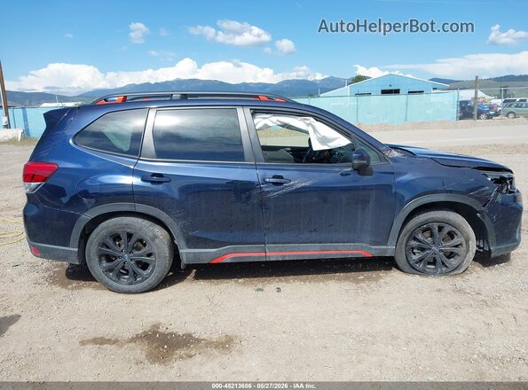 JF2SKALC2LH477373 2020 SUBARU FORESTER Black უკანა სალონის ხედი