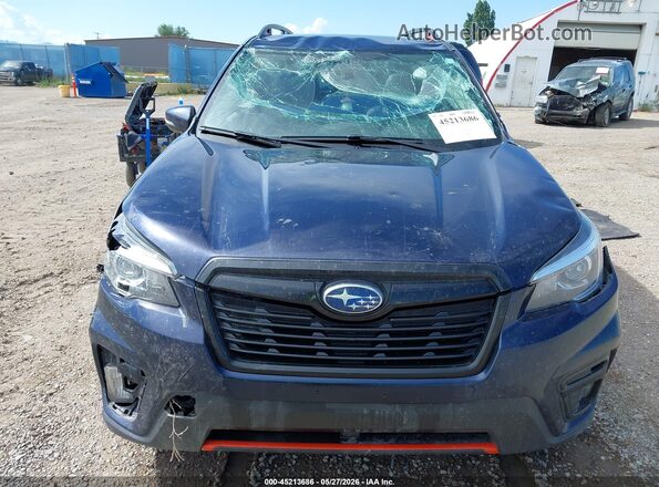JF2SKALC2LH477373 2020 SUBARU FORESTER Black ხელსაწყოთა პანელის ხედი