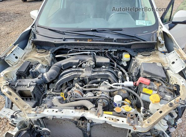 JF2SKALC4MH456509 2021 SUBARU FORESTER White Engine compartment view
