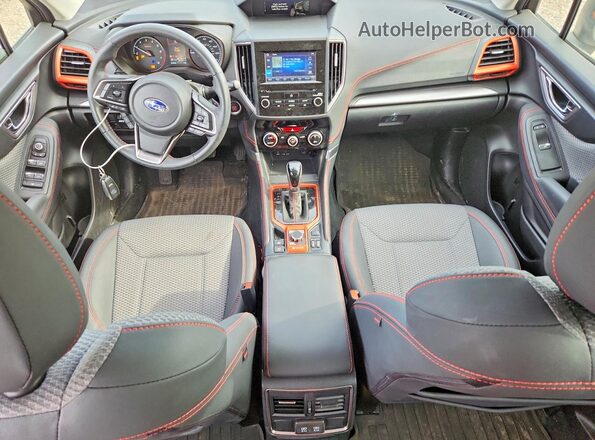 JF2SKALC4MH456509 2021 SUBARU FORESTER White Dashboard view