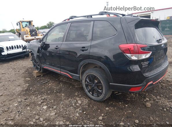 JF2SKAMC7LH549716 2020 SUBARU FORESTER Black Задня ліва чверть
