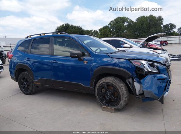 JF2SKAMC8PH497163 2023 SUBARU FORESTER Blue Rear interior view