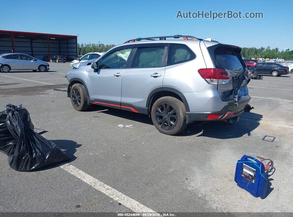 JF2SKAMCXLH463512 2020 SUBARU FORESTER Silver Задня ліва чверть