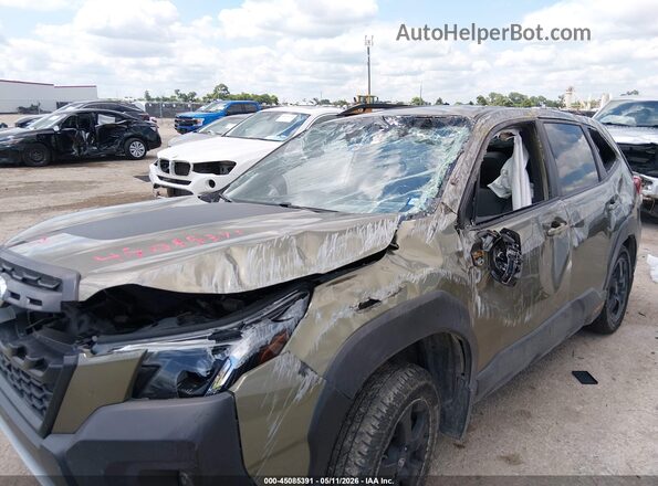 JF2SKAMCXNH424146 2022 SUBARU FORESTER Green Widok z przodu
