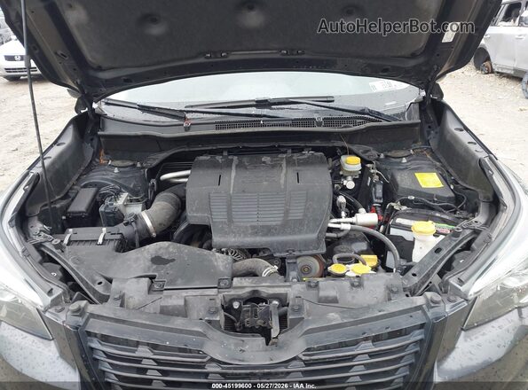 JF2SKAPC3KH485877 2019 SUBARU FORESTER Black უკანა ხედი