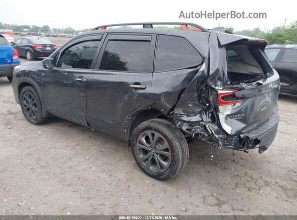 JF2SKAPC3KH485877 2019 SUBARU FORESTER Black უკანა მარცხენა