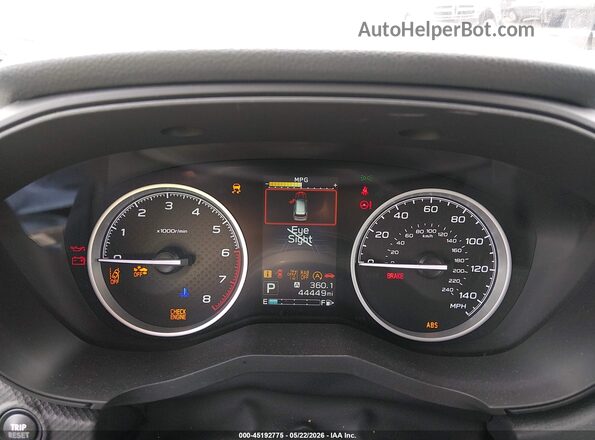 JF2SKAPC4NH489795 2022 SUBARU FORESTER Gray Widok tylnych siedzeń