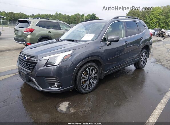 JF2SKAPC4NH489795 2022 SUBARU FORESTER Gray Przód lewy