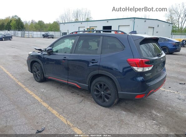 JF2SKAPC6KH414740 2019 SUBARU FORESTER Navy Rear left