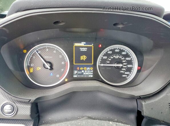 JF2SKAPC6NH524305 2022 SUBARU FORESTER Зеленый Вид щитка приборов