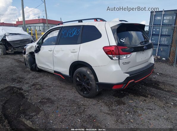 JF2SKAPC8KH471859 2019 SUBARU FORESTER White Задня ліва чверть
