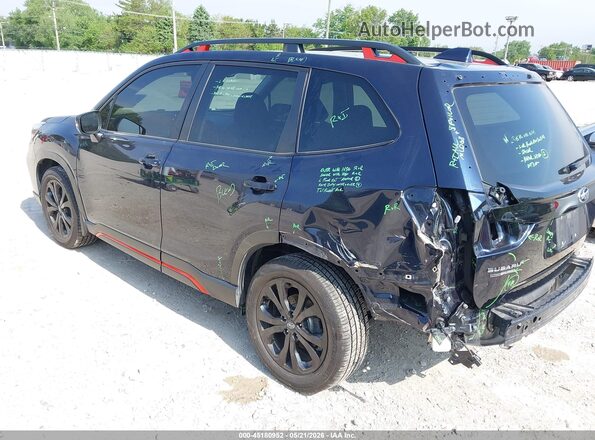 JF2SKARC2MH550265 2021 SUBARU FORESTER Blue უკანა მარცხენა
