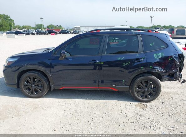 JF2SKARC2MH550265 2021 SUBARU FORESTER Blue სალონის 360-გრადუსიანი ხედი