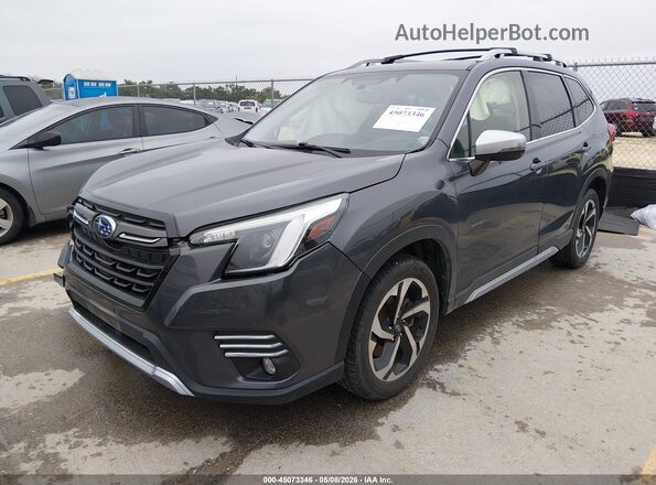 JF2SKARC2PH504360 2023 SUBARU FORESTER Gray Առջևի ձախ երեք քառորդ տեսարան