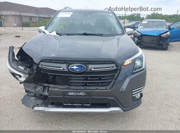 JF2SKARC4PH402641 2023 SUBARU FORESTER Gray Widok zestawu wskaźników