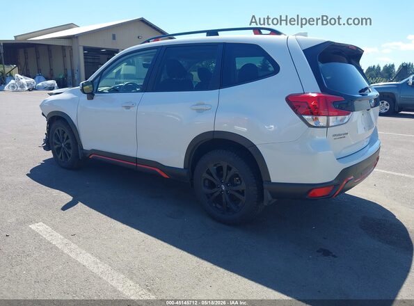 JF2SKARC5LH598499 2020 SUBARU FORESTER White Задня ліва чверть