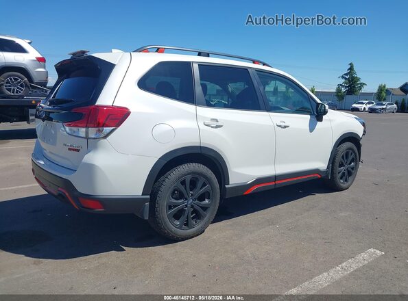 JF2SKARC5LH598499 2020 SUBARU FORESTER White Задня права чверть