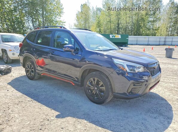 JF2SKARC6MH585410 2021 SUBARU FORESTER Blue Przód prawy