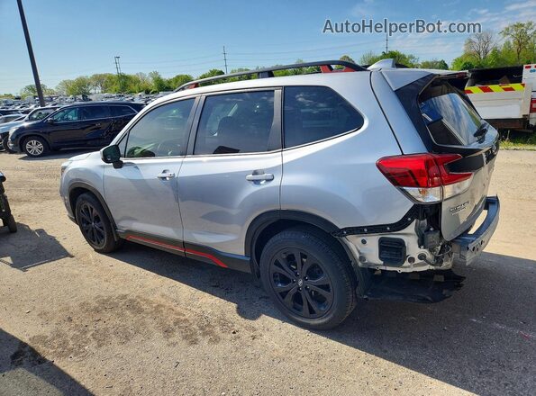 JF2SKARC6MH593099 2021 SUBARU FORESTER Silver Rear left