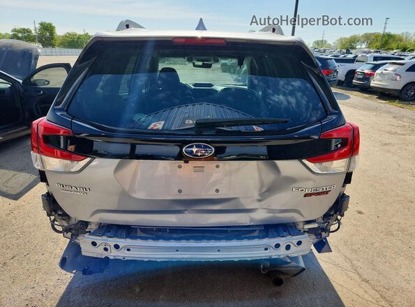 JF2SKARC6MH593099 2021 SUBARU FORESTER Silver Rear view