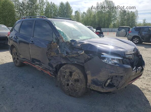 JF2SKARC7LH460978 2020 SUBARU FORESTER Черный Передняя правая четверть