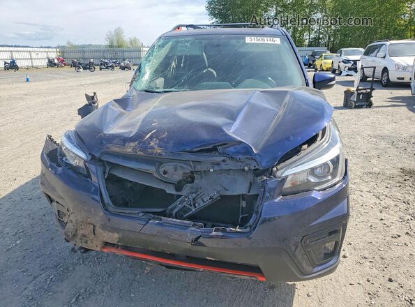 JF2SKARC7LH460978 2020 SUBARU FORESTER Черный Вид спереди