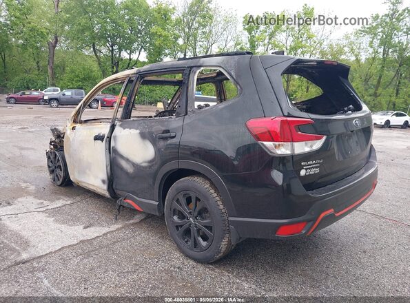 JF2SKARC7LH506342 2020 SUBARU FORESTER Black უკანა მარცხენა