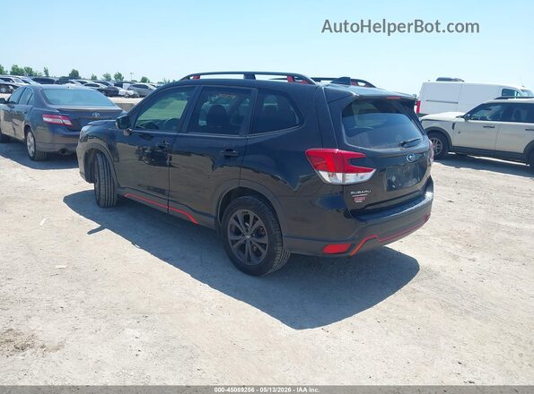 JF2SKARC9MH453483 2021 SUBARU FORESTER Black Rear left