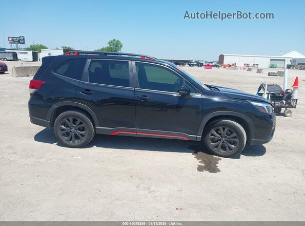 JF2SKARC9MH453483 2021 SUBARU FORESTER Black Rear interior view