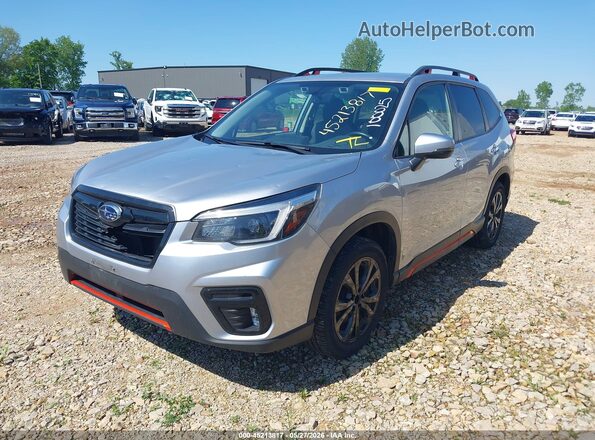 JF2SKARCXMH499503 2021 SUBARU FORESTER Silver 