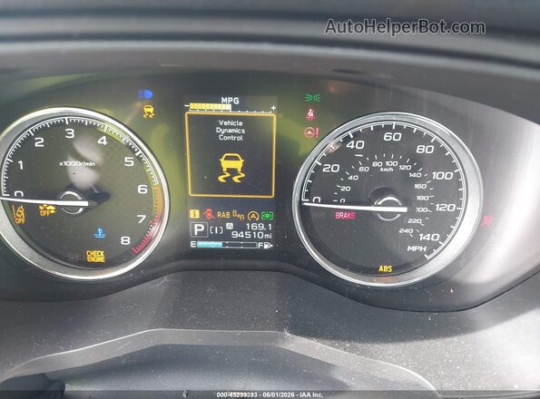 JF2SKAWC7KH412559 2019 SUBARU FORESTER Blue Widok tylnych siedzeń