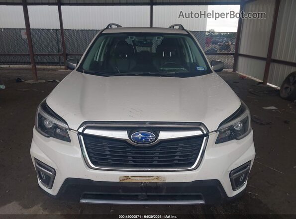 JF2SKAXC8MH462940 2021 SUBARU FORESTER White ხელსაწყოთა პანელის ხედი
