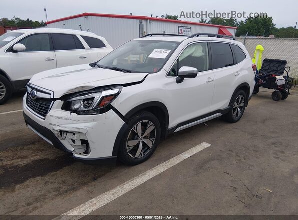 JF2SKAXC9LH541516 2020 SUBARU FORESTER Белый Передняя левая четверть