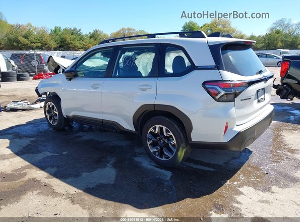 JF2SLDAC0SH402302 2025 SUBARU FORESTER White Задня ліва чверть