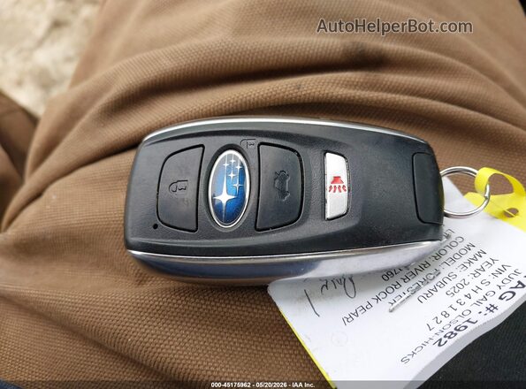 JF2SLDBC7SH431827 2025 SUBARU FORESTER Gray წინა პანელის ხედი